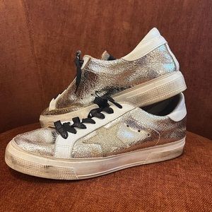 Real Golden Goose size 40 silver / gold
